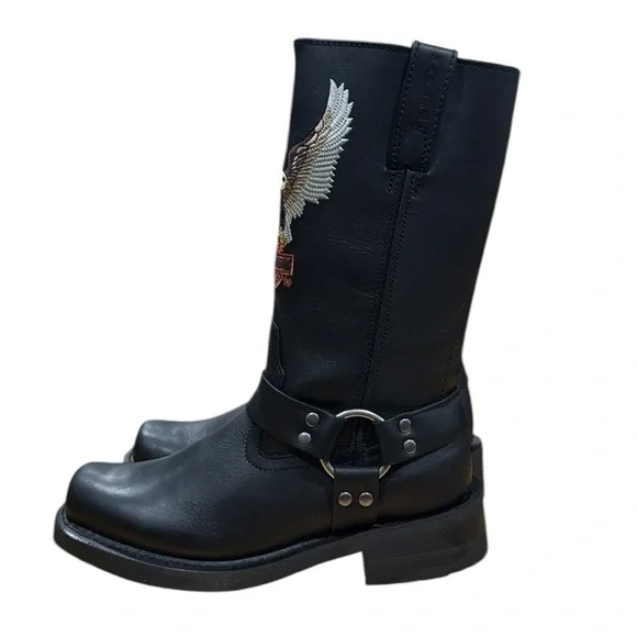 Harley-Davidson Men's Darren D93216 motorcycle boots. - Picture 8 of 16